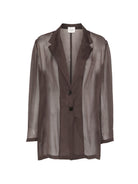 Chemisier per donna Alysi marrone con revers 116827 P6214 CHOCO ALYSI 