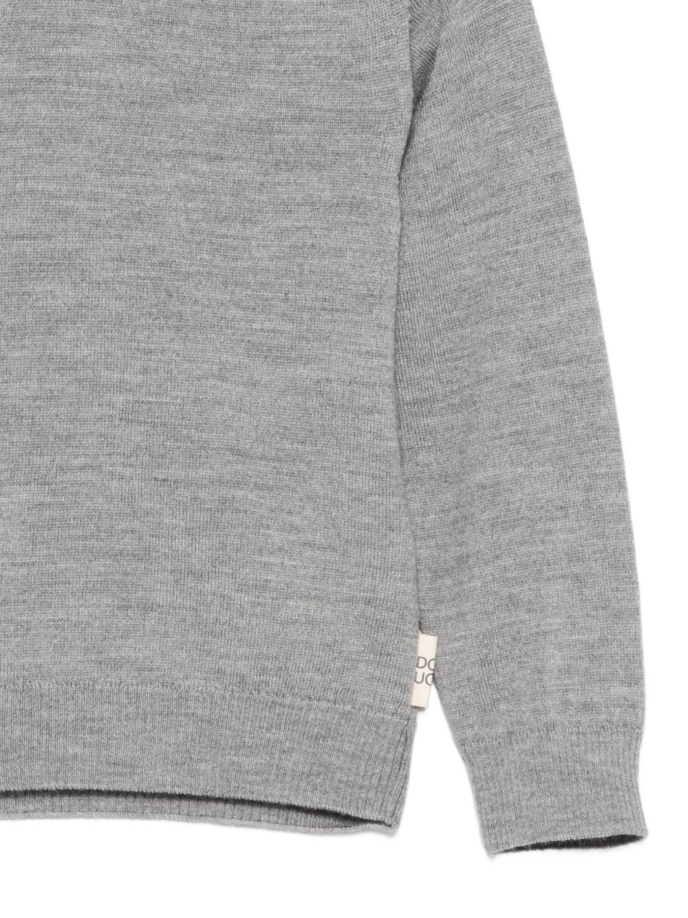 Maglione per bambini Douuod Kids grigio con collo alto DZ9P10 Z4164 806 DOUUOD KIDS 