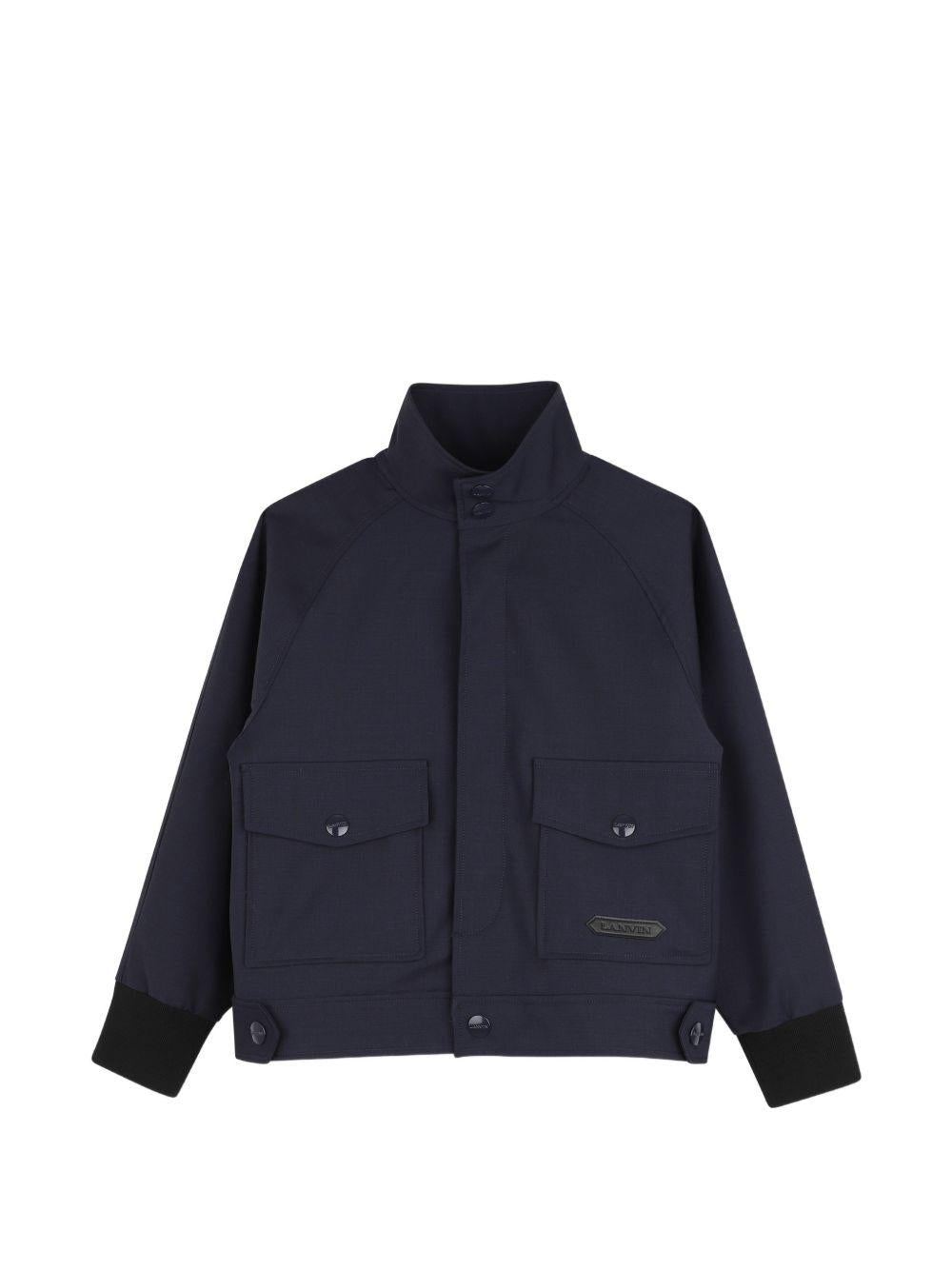 Giacca per bambino Lanvin Kids blu con maniche raglan<BR/> N30445 868 LANVIN KIDS 
