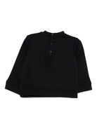 Felpa per neonato Emporio Armani Kids blu con logo aquila sul davanti EB000301 AF14681 MB053 EMPORIO ARMANI KIDS 