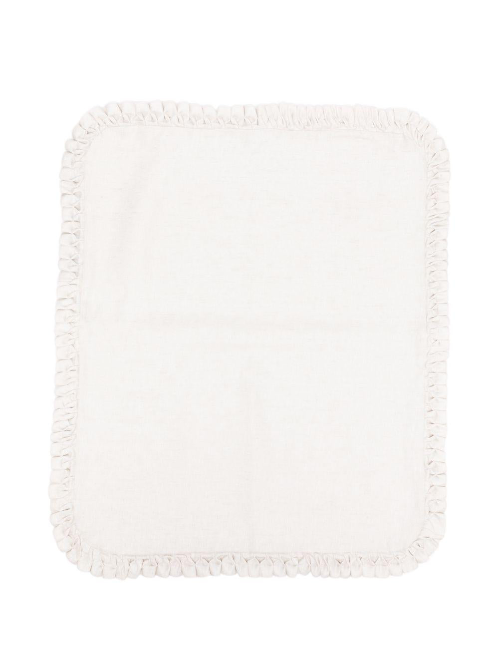 Coperta per neonati La Stupenderia beige con bordo arricciato 2CBCO50 D12PIN LA STUPENDERIA 