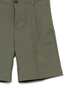 Shorts per bambino Paolo Pecora Kids verde con zip PP4230 OLIVA PAOLO PECORA KIDS 