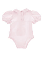 Body per neonata Monnalisa rosa con dettaglio ruches 37G300 7001 0090 MONNALISA KIDS 