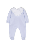 Tutina con ricamo La Stupenderia azzurro con ricamo frontale TBTT55 N04 LA STUPENDERIA KIDS 