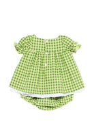 Abito per neonata La stupenderia verde lime con fiocchi decorativi 2TBCT62 Y53 LA STUPENDERIA KIDS 