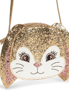 Borsa per bambina Konges Slojd oro con dettagli glitter KS105562 BUNNY KONGES SLOJD KIDS 