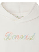 Felpa Tita per bambina Bonpoint bianco con cappuccio S05GSWK00007 102 BONPOINT 