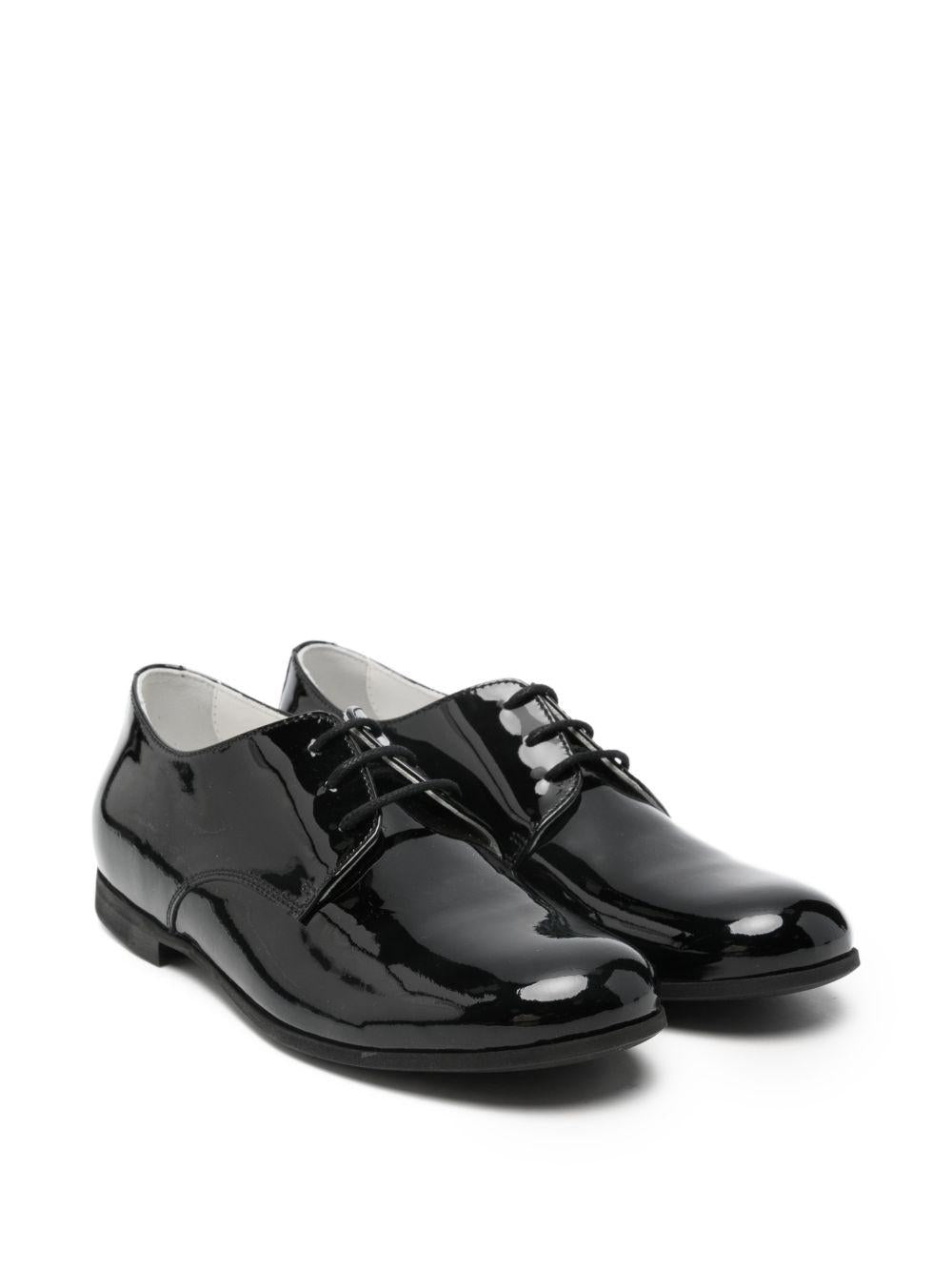 Scarpe stringate per bambino Colorichiari nero con finitura verniciata MJ958497 4231 90 COLORICHIARI KIDS 