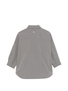 Camicia per bambina Douuod Kids grigia on colletto classica DY5A90 P0589 907 DOUUOD 