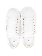 Sneakers per bambina Elisabetta Franchi La Mia Bambina bianche con dettaglio logo F4A9E05040092 B093 ElISABETTA FRANCHI KIDS 