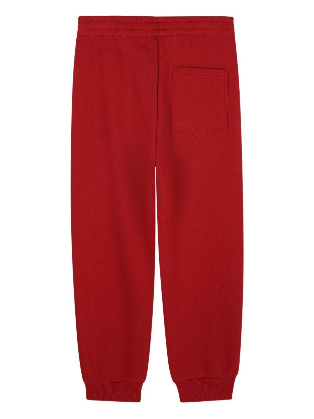 Pantaloni sportivi elasticizzati per bambino Kenzo Kids rosso con stampa logo K61412 956 KENZO KIDS 