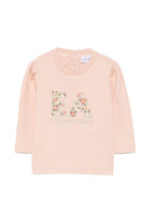 T-shirt per neonata Emporio Armani Kids rosa con stampa grafica EG000887 AF21820 U4133 EMPORIO ARMANI KIDS 