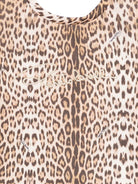 T-shirt per bambina Roberto Cavalli Kids animalier con scollo tondo CGP26086FE MACULA N.H. ROBERTO CAVALLI KIDS 