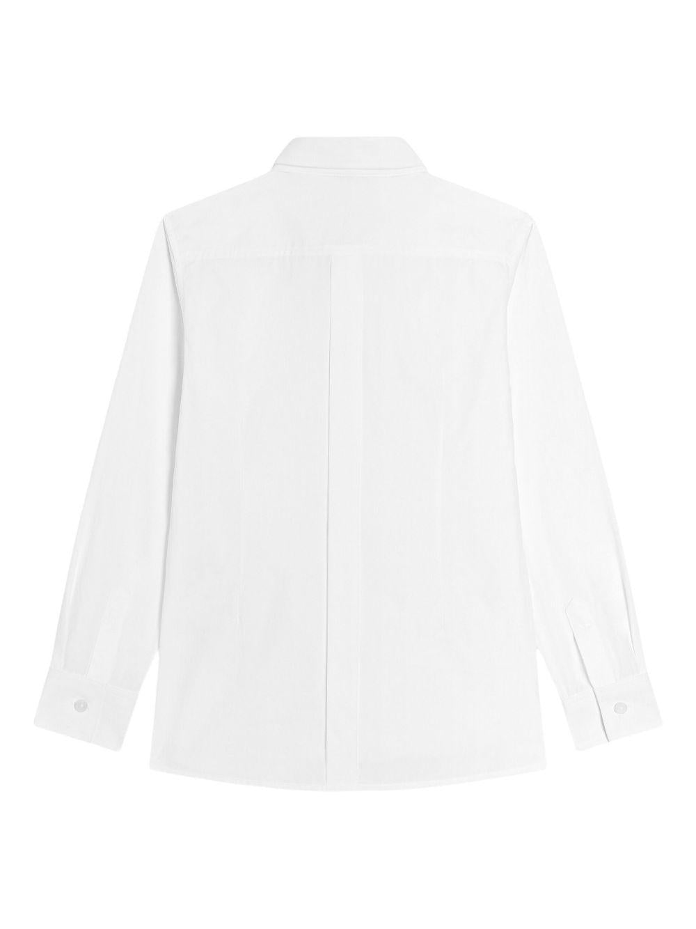 Camicia per bambino Dolce & Gabbana Kids bianco in cotone con bottoni L43S88 G7P1X W0800 DOLCE & GABBANA KIDS 