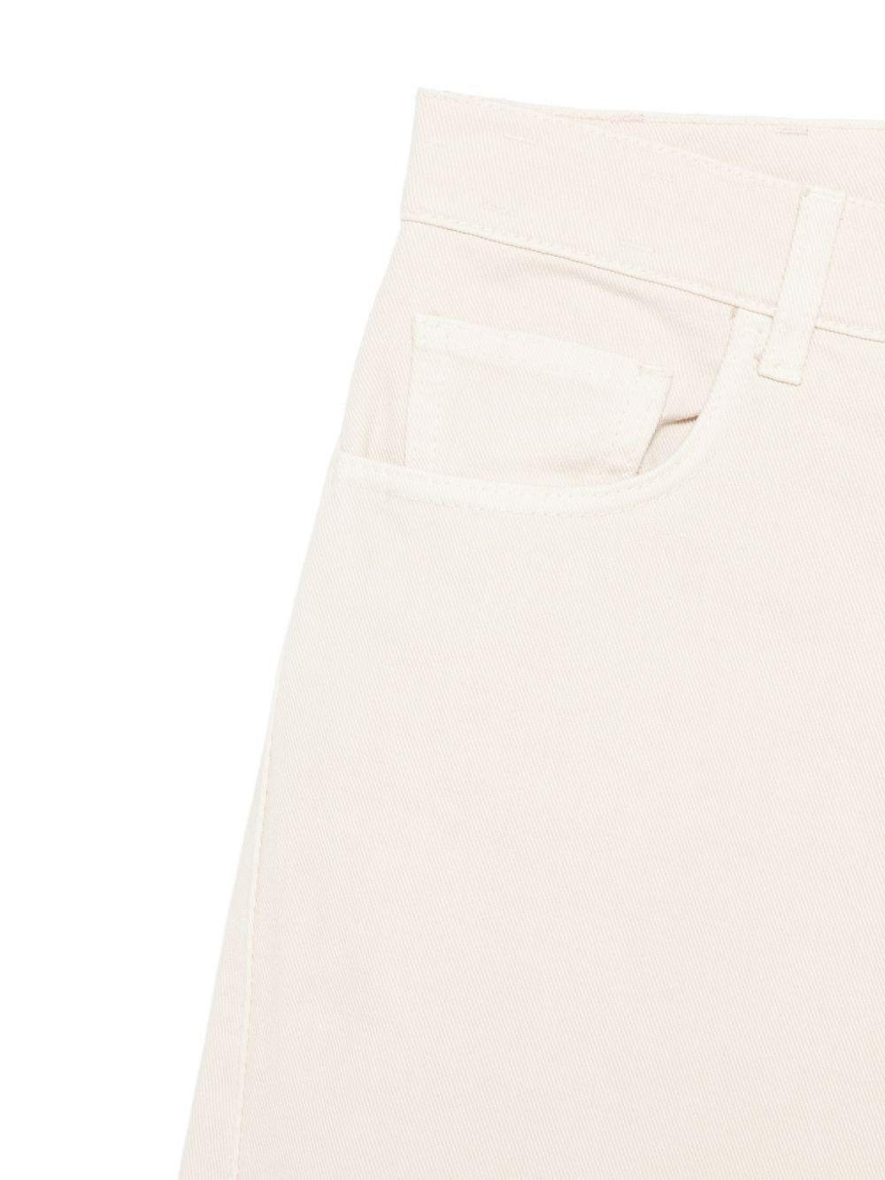 Jeans per donna Alysi bianco con design a gampa ampia 216118 P 6035 GESSO ALYSI 