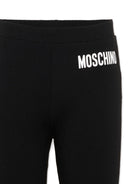 Pantaloni sportivi per bambina Moschino Kids neri svasati HDP076LBA00 60100 MOSCHINO KIDS 
