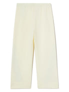 Pantaloni sportivi ampi per bambina Palm Angels Kids bianco con stampa PGCH00AS25FLE001 043B PALM ANGELS KIDS 