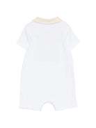 Tutina per neonato Boss Kids bianca con colletto polo J53031 10P BOSS KIDS 