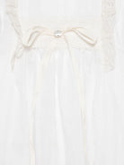 Abito battesimale per neonati Paz Rodriguez bianco in pizzo con cuffia 008-153241 60 PaZ RODRIGUEZ KIDS 