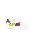 Sneakers per bambini Gucci Kids bianca con stampa grafica sul lato 858455CPWB0 9085 GUCCI KIDS 