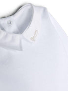Body per neonati Bonpoint bianco con dettaglio logo ricamato PEZUNKN0101 101 BONPOINT KIDS 