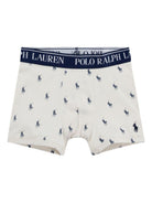 Boxer per bambino Polo Ralph Lauren Kids multicolore con stampa Polo Pony (3 pezzi) 9P5015 BK8 Ralph Lauren kids 