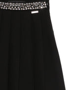Gonna per bambina John Richmond Junior nera con decorazioni in vita RGP26180GO BLACK JOHN RICHMOND KIDS 