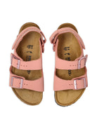 Sandali per bambina Birkenstock Kids Milano rosa con doppia fibbia 1029519 PINK BIRKENSTOCK KIDS 