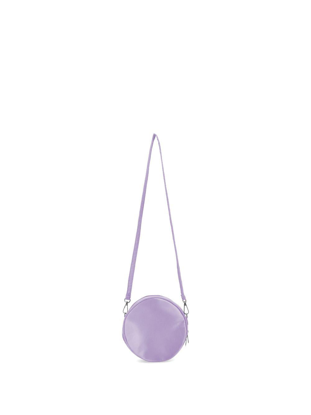 Borsa a spalla per bambina Monnalisa viola con design a forma di rosa 19G011 7066 0065 MONNALISA KIDS 