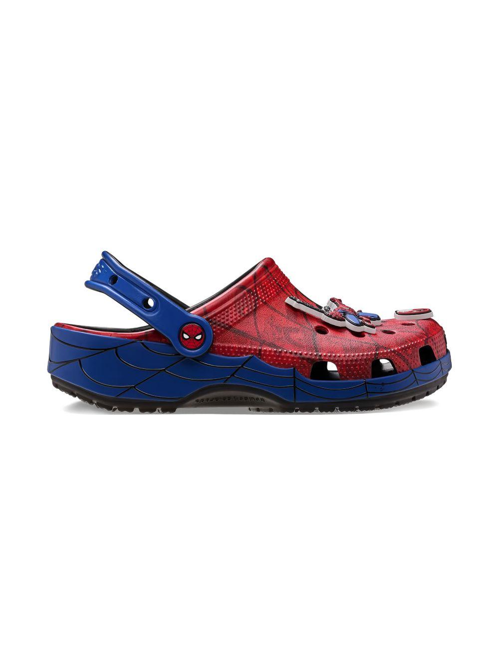 Clogs per bambino Crocs Kids x Marvel Spider-Man blu con design a ragnatela 211409 MLT CROCS KIDS 
