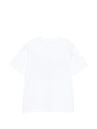 T-shirt per bambino Stella McCartney Kids bianca con stampa grafica balena TY8Q41 Z0434 100 STELLA McCARTNEY KIDS 