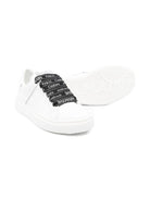 Sneakers per bambino Balmain Kids bianche con lacci logati BX0A26 Z2504 100NE BALMAIN KIDS 
