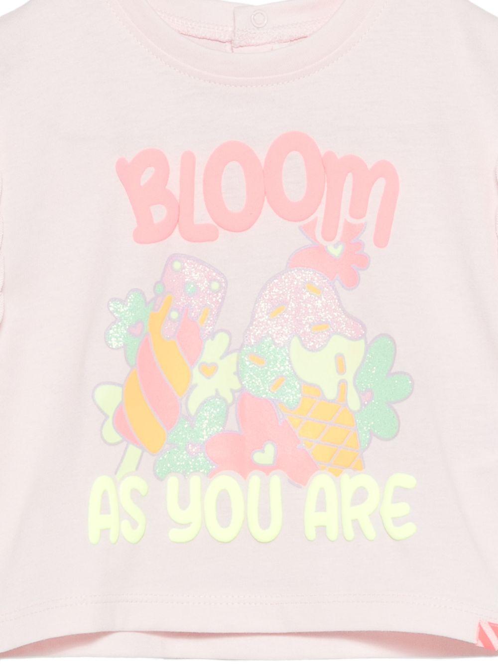 T-shirt per neonata Billieblush rosa con stampa grafica U21776 44L BILLIEBLUSH KIDS 