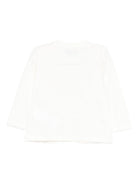 T-shirt per neonati Moschino Kids bianco con motivo Teddy MWO00RLAA10 10063 MOSCHINO KIDS 