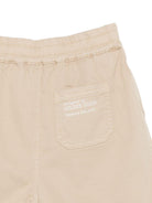 Shorts Peleppe per bambino Golden Goose Kids beige con coulisse in vita GKP02680P002464 60134 GOLDEN GOOSE KIDS 