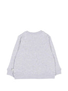 Felpa per neonato Stella McCartney Kids grigia con stampa grafica robot sul davanti TZ4300 Z4016 807 STELLA McCARTNEY KIDS 