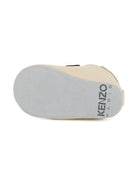 Scarpine primi passi per neonata Kenzo Kids beige con ricamo Boke Flower K61820 117 KENZO KIDS 