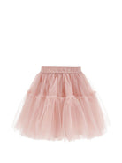 Gonna per bambina Monnalisa Kids rosa con trama in tulle 17HGON T9945 0066 MONNALISA KIDS 