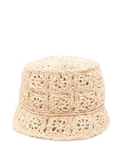 Cappello per bambina Bonpoint beige con pompon S06GACW00002 006 BONPOINT KIDS 