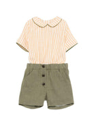 Completo per neonato La Stupenderia multicolore con colletto Peter Pan 2TCCT61 D19R77 LA STUPENDERIA KIDS 