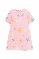 Abito per bambina Stella McCartney Kids rosa con stampa stelle TY1B01 Z2572 507MC STELLA McCARTNEY KIDS 