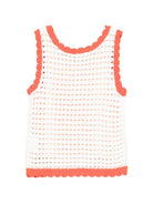 T-shirt per bambina Stella McCartney Kids bianca con fiori ricamati TY9A22 Z1876 101 STELLA McCARTNEY KIDS 