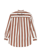 Camicia per donna MC2 Saint Barth multicolore con design a righe BRIG001 01418L MC2 ST. BARTH 