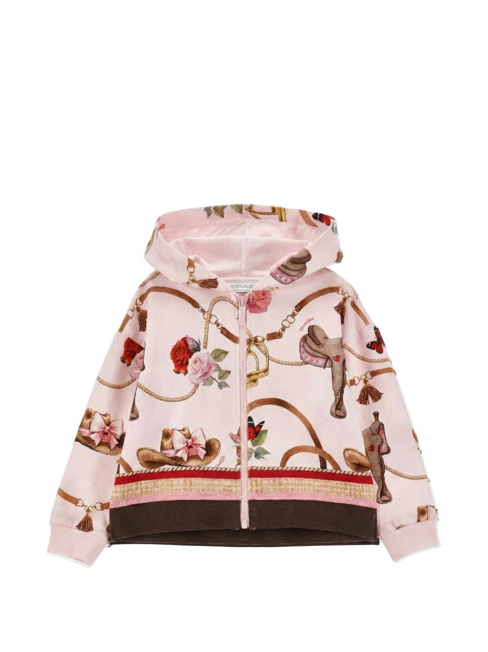 Felpa per bambina Monnalisa Kids rosa con stampa grafica Toy Story 19H800 8005 094F MONNALISA KIDS 