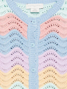 Maglione per bambina Stella McCartney Kids multicolore con motivo a onde orizzontali TY9B10 Z2922 999 STELLA McCARTNEY KIDS 