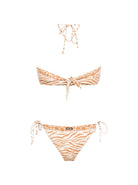 Costume per donna MC2 Saint Barth arancione con stampa animalier VIR0001 09095L MC2 ST. BARTH 