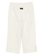 Pantaloni per bambino MSGM Kids bianchi con stampa del logo F5MSJUFP053 MS041 MSGM KIDS 