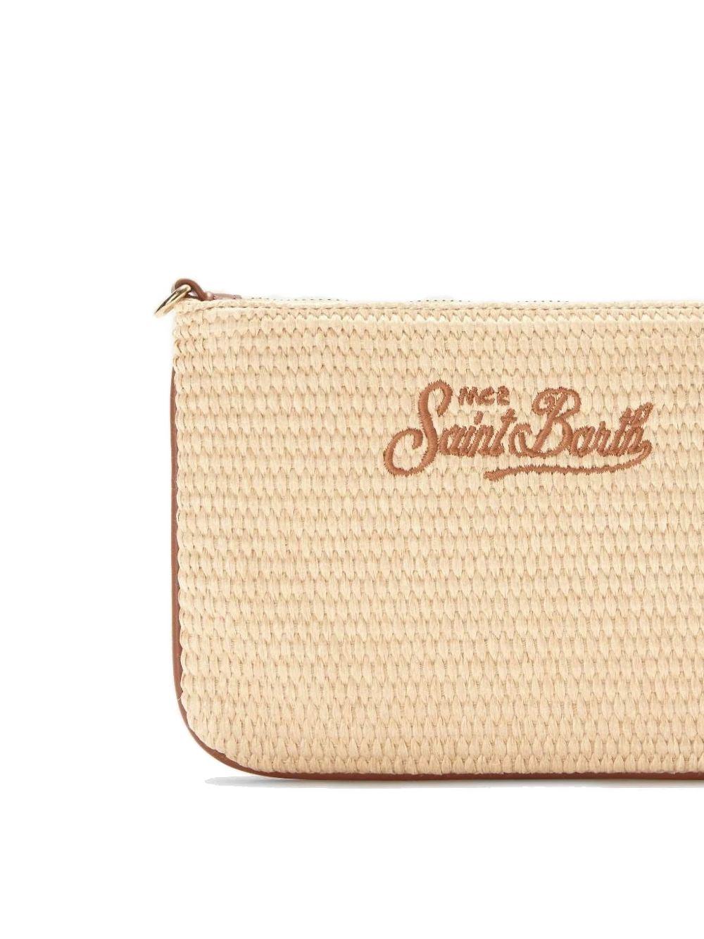 Borsa Parisienne MC2 Saint Barth beige con trama intrecciata PARM002 00368L MC2 ST. BARTH KIDS 