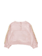 Felpa per neonata Monnalisa Kids rosa con dettagli animalier 39H603 8006 094F MONNALISA KIDS 