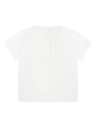 T-shirt per neonato Fendi Kids bianco con stampa grafica sul davanti BMI262 7AJ F0TU9 FENDI KIDS 
